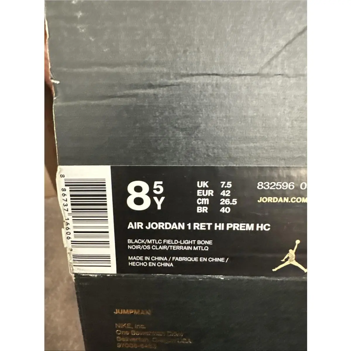 Nike shoes - Nike Air Jordan 1 Retro High OG - Black 4