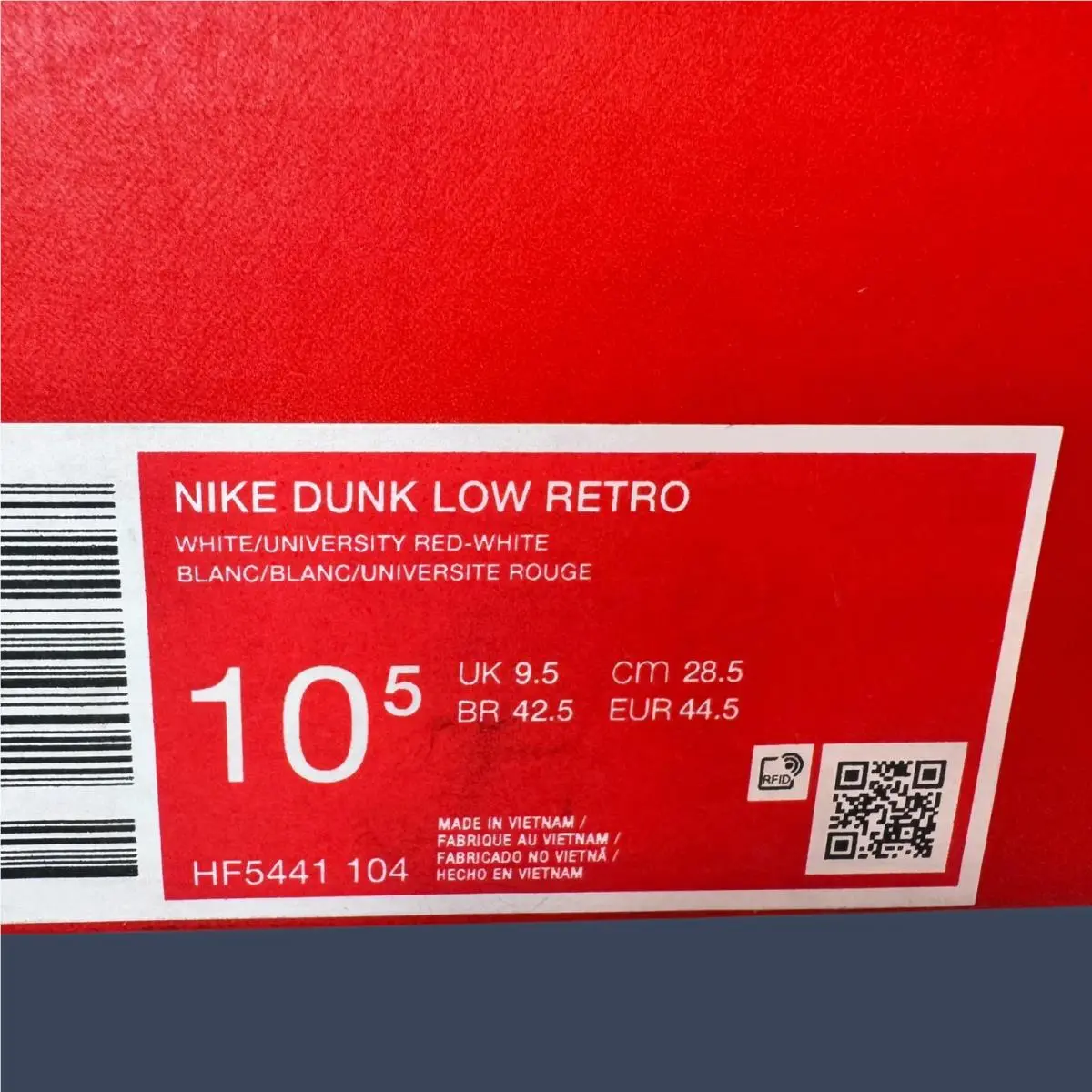 Nike shoes - Nike Dunk Low Retro White/University Red – HF5441-104 8