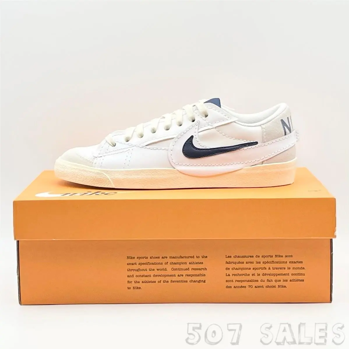 Nike shoes - Nike Blazer Low 77 Jumbo SE - FD0378-121 - White 7