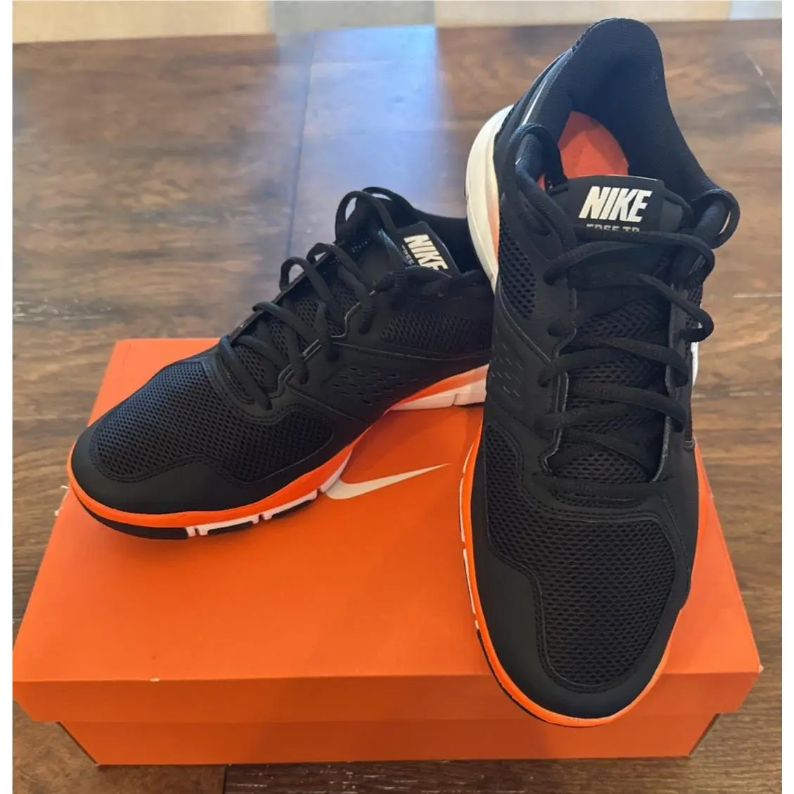 Nike 442031 018 Free TR2 Black/white-total Orange Men Running Shoes 9.5