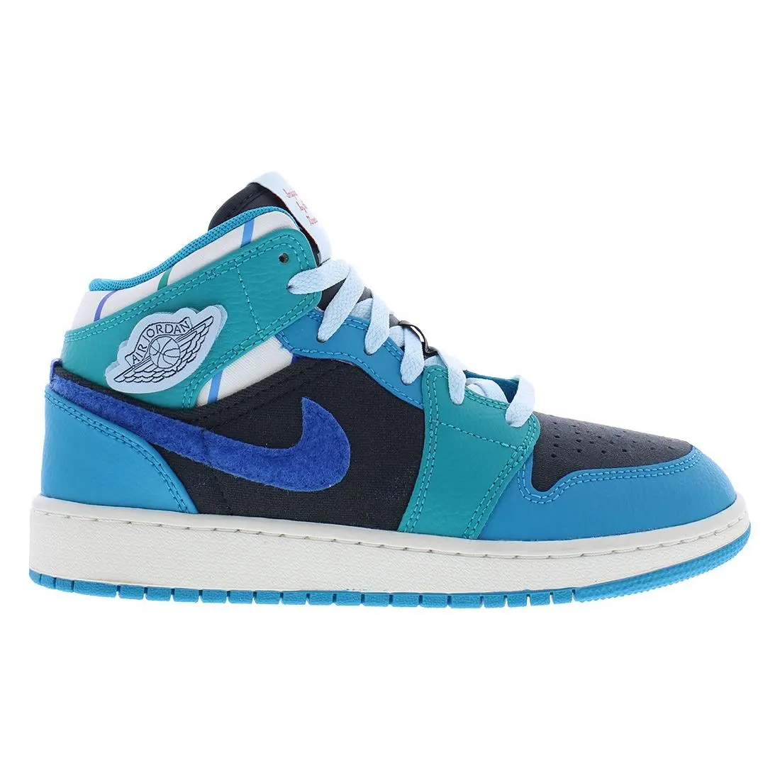 Nike Air Jordan 1 Mid SS Leather GS Boys Shoes Size 4 Color: