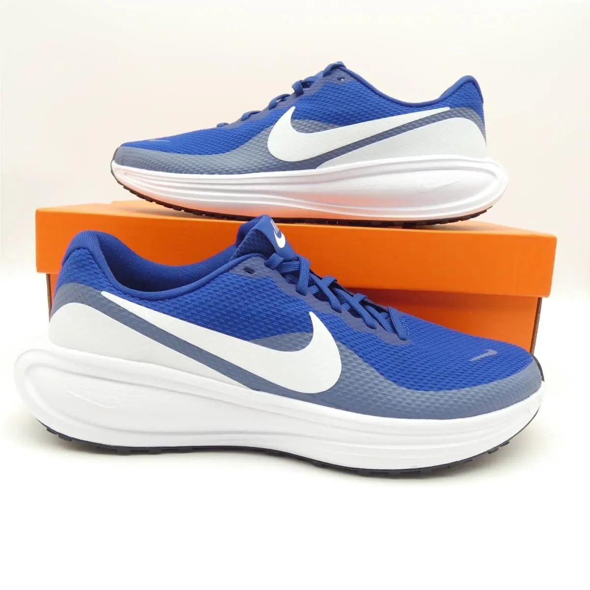 Nike Revolution 8 Deep Royal Blue White Running Shoes HJ9198-401 Mens 10