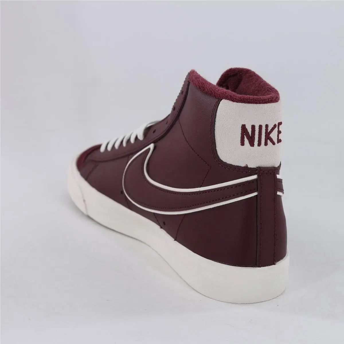Nike shoes - NIKE BLAZER MID `77 PRM - Night Maroon/ Night Maroon Sail 4
