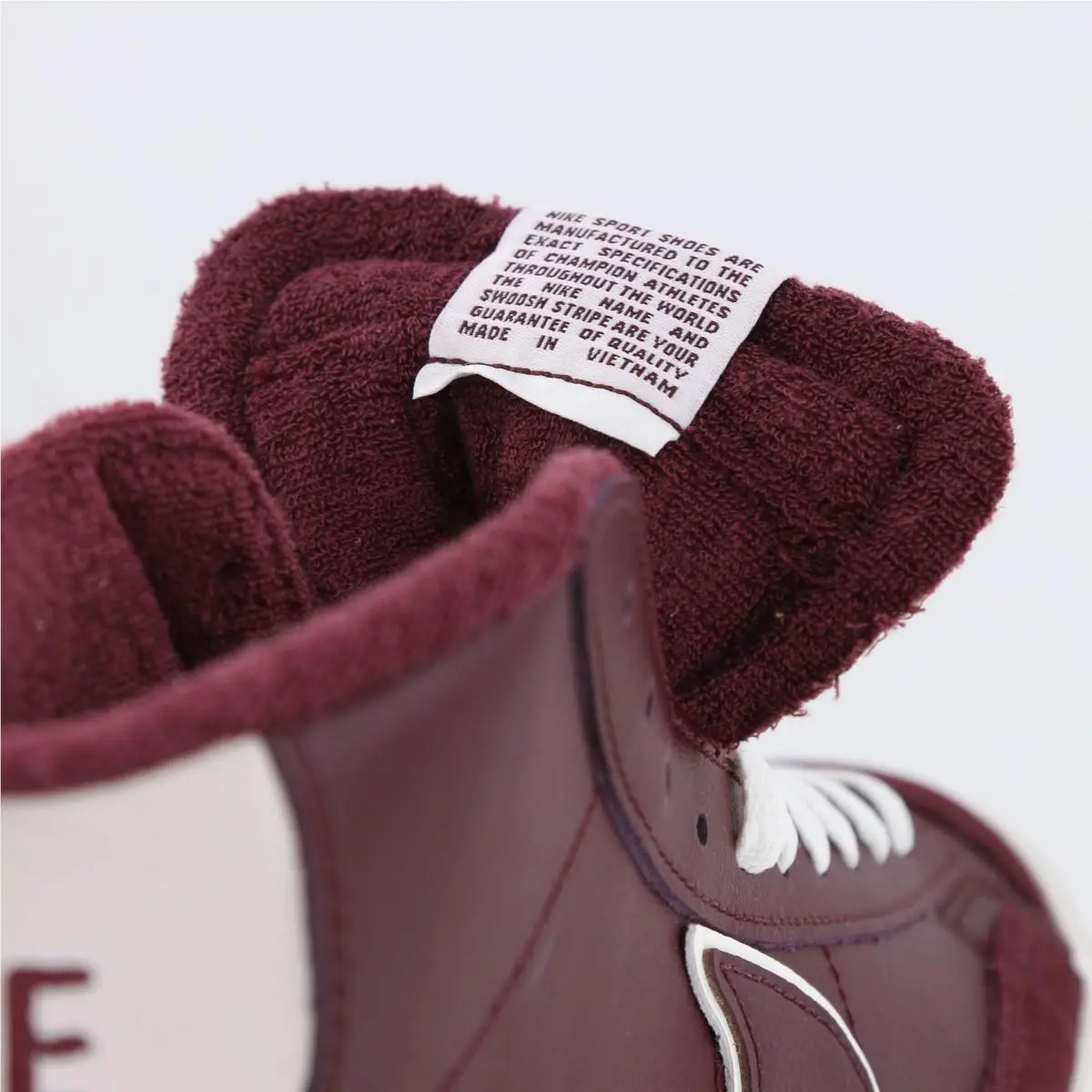 Nike shoes - NIKE BLAZER MID `77 PRM - Night Maroon/ Night Maroon Sail 7