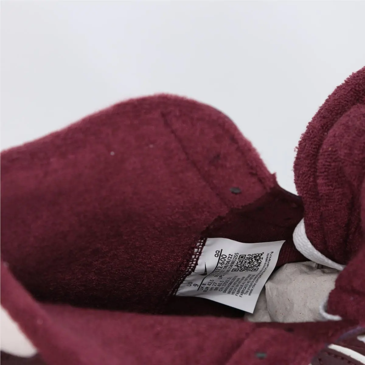 Nike shoes - NIKE BLAZER MID `77 PRM - Night Maroon/ Night Maroon Sail 8