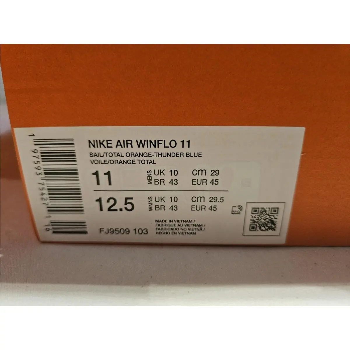 Nike shoes - Nike Air Winflo 11 - Air Winflo - FJ9509-103 - Ivory 0