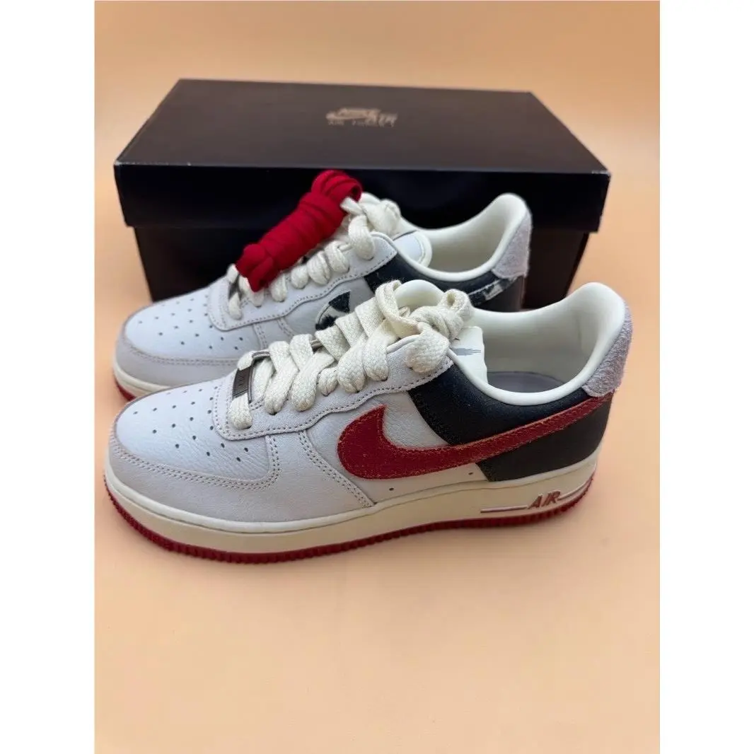 Nike Air Force 1 07 Prm Summit White/gym Red Men’s Size 6 Women’s Size 7.5