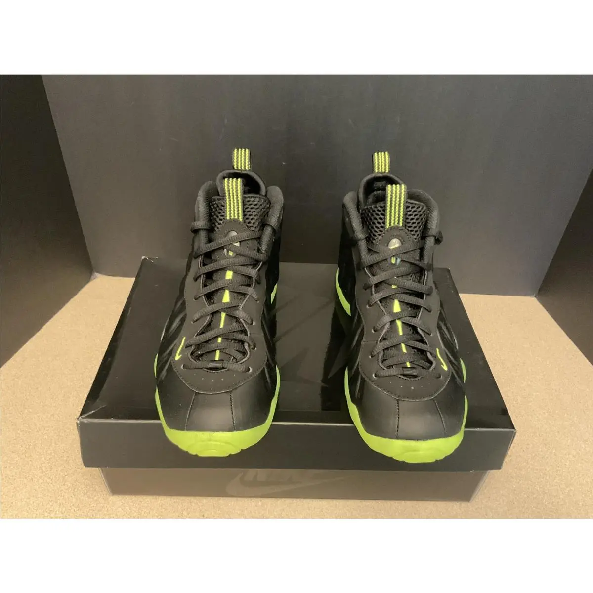 Nike shoes - Nike Little Posite - Little Posite - Black/Volt 0