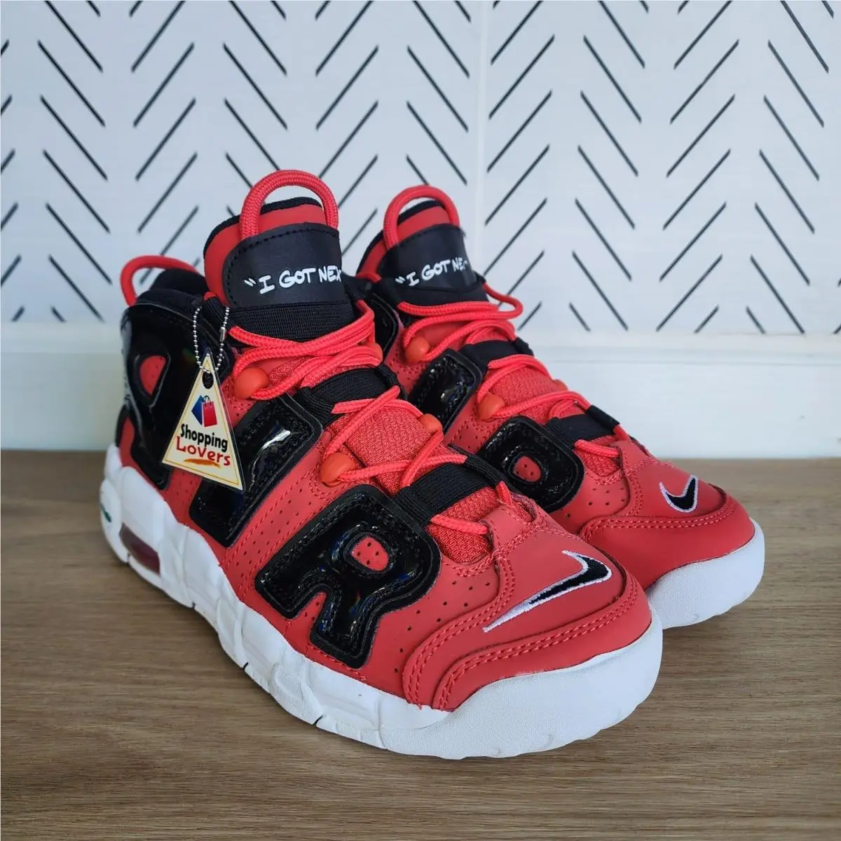 Nike shoes - Nike Air More Uptempo - Air More Uptempo - Red (UPC: 195870629847) 8