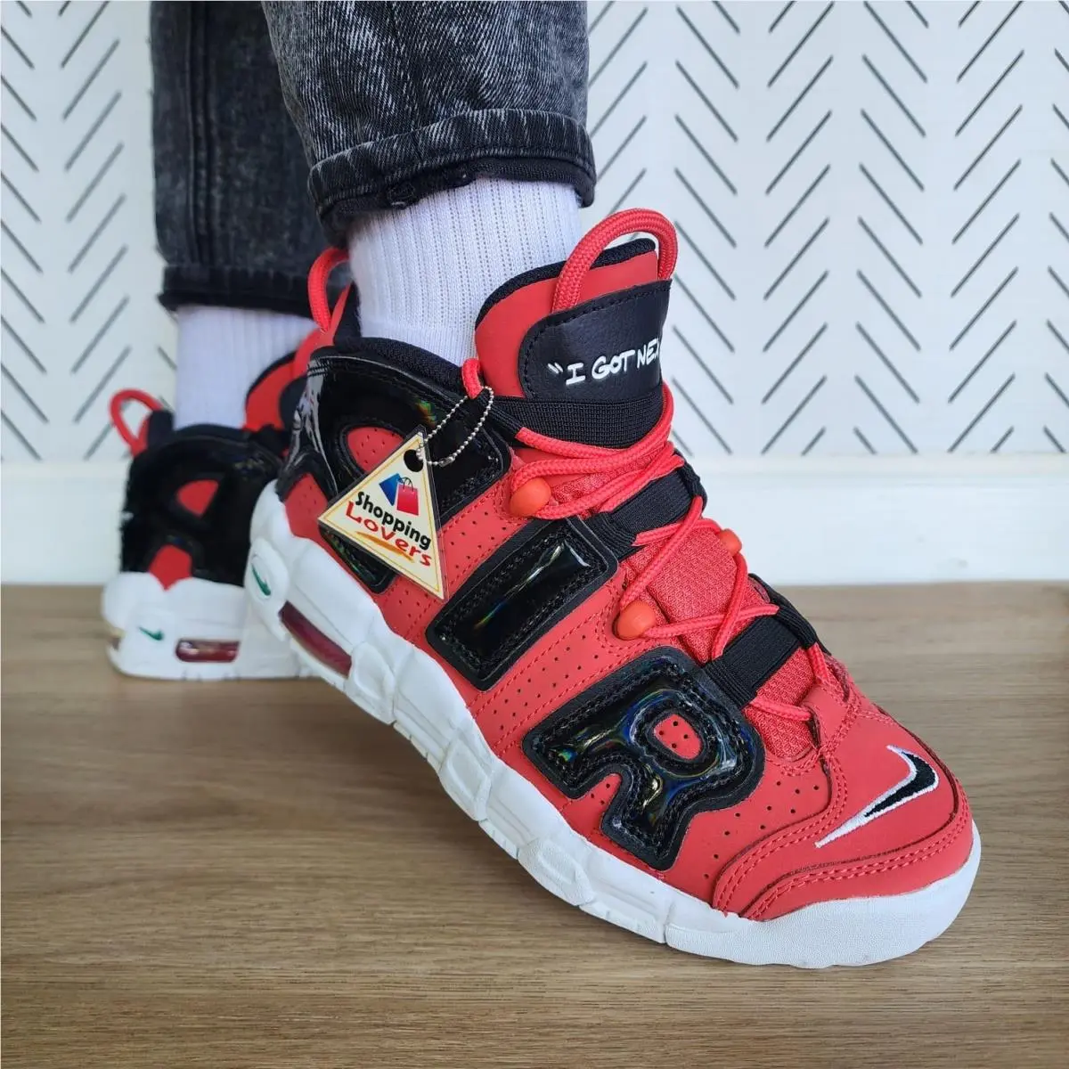 Nike shoes - Nike Air More Uptempo - Air More Uptempo - Red (UPC: 195870629847) 1