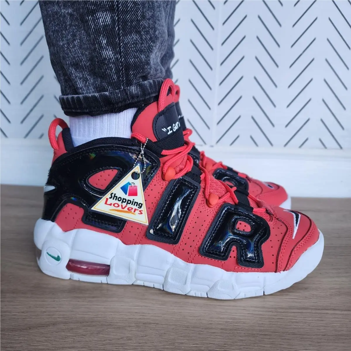Nike shoes - Nike Air More Uptempo - Air More Uptempo - Red (UPC: 195870629847) 2