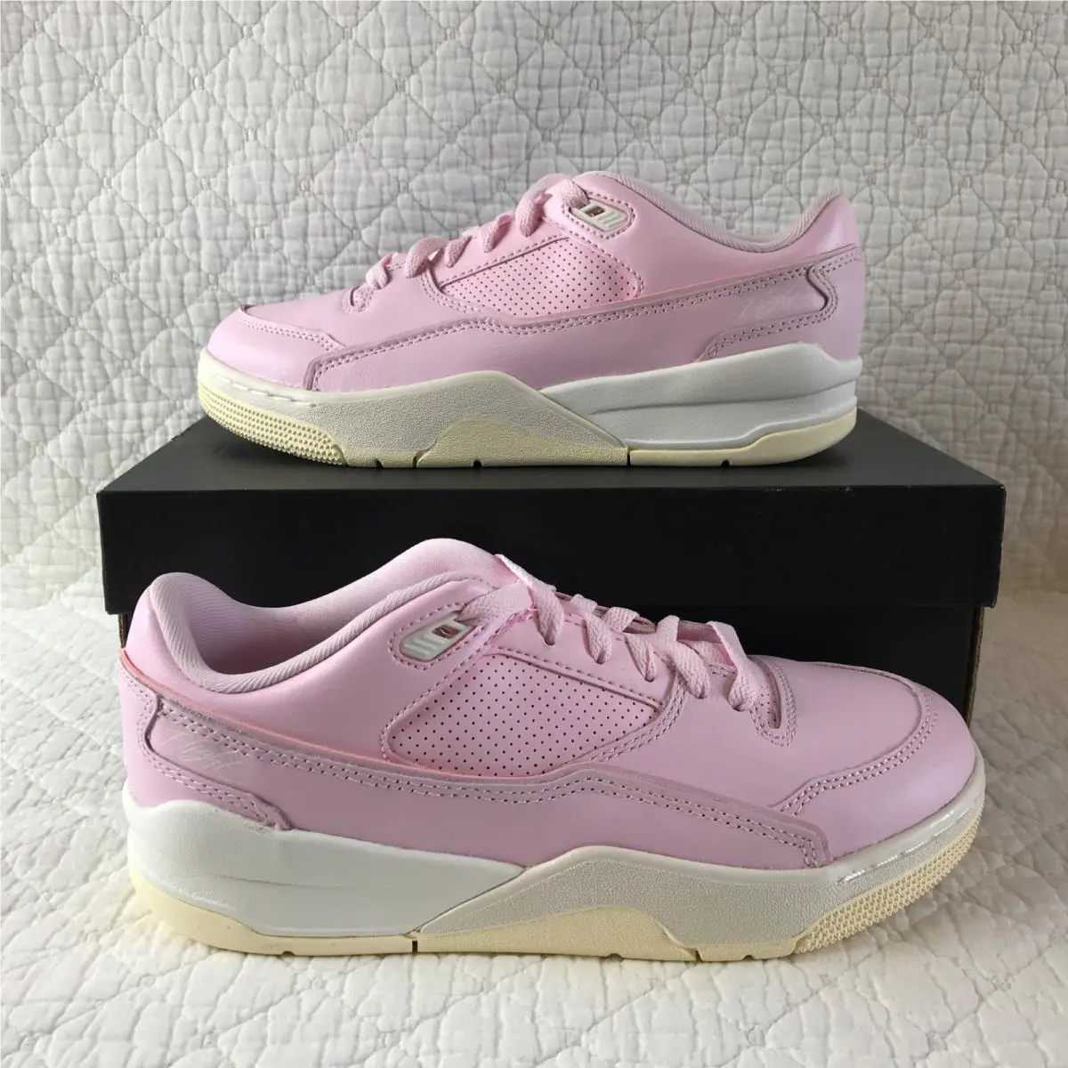 Nike Jordan Flight Court (gs) Air Jordan Flight Court GS Shoes Youth Kids SZ 6.5Y Pink Foam HF3333-600