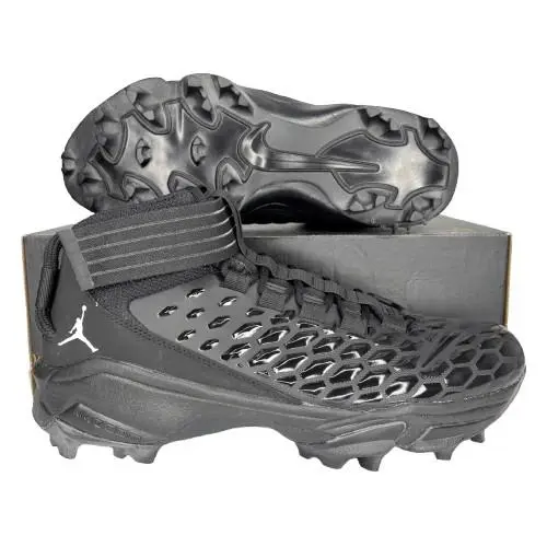 Jordan Force Savage Pro 2 Shark Football Cleats Men`s 12.5 CV1666-003 - NO Lid