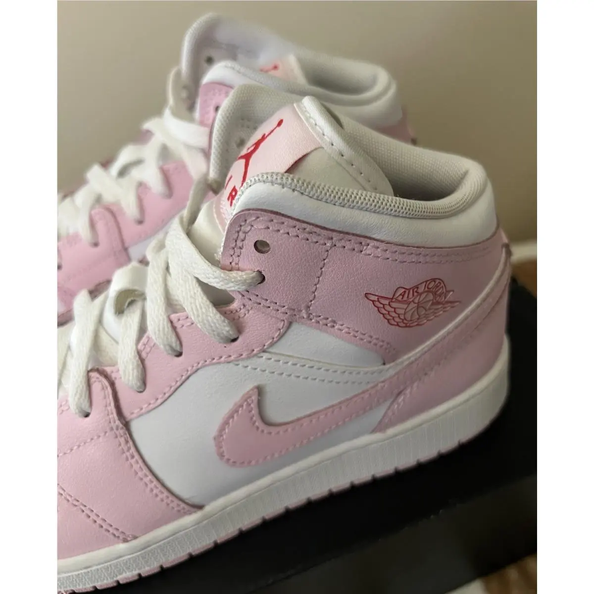 Nike shoes - Air Jordan 1 Mid SE - DQ8423 608 - Pink Foam/White 11