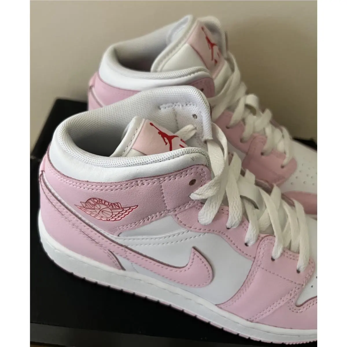 Nike shoes - Air Jordan 1 Mid SE - DQ8423 608 - Pink Foam/White 12