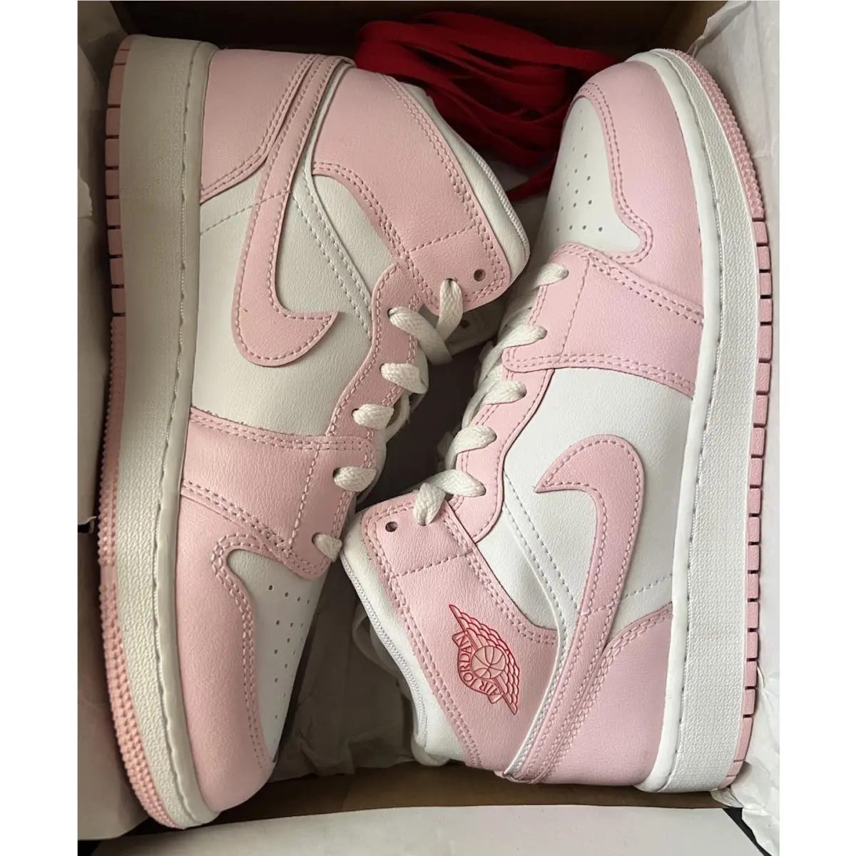 Nike shoes - Air Jordan 1 Mid SE - DQ8423 608 - Pink Foam/White 16