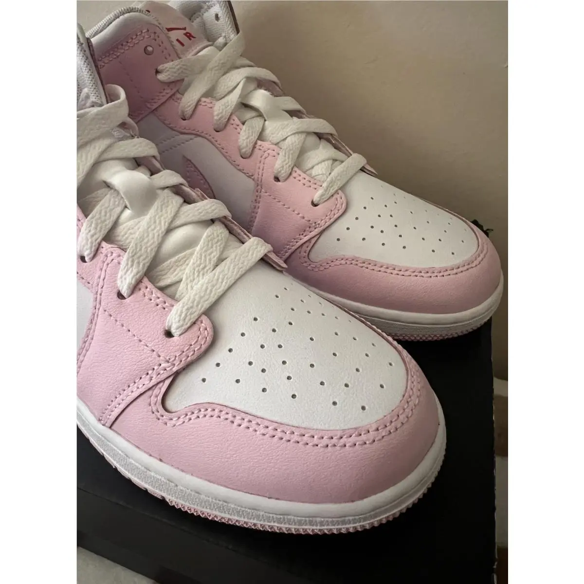 Nike shoes - Air Jordan 1 Mid SE - DQ8423 608 - Pink Foam/White 4