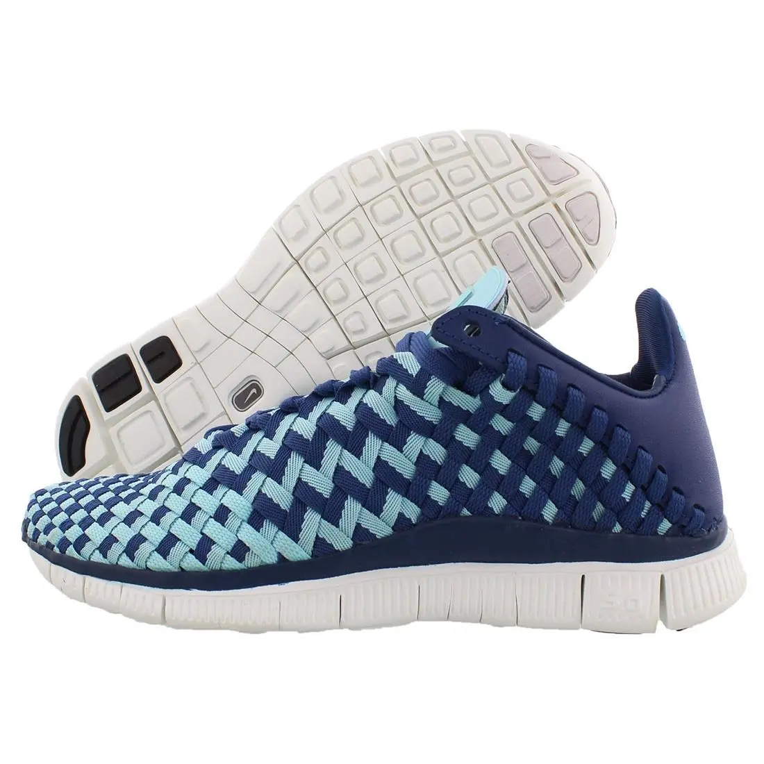Nike Free Inneva Woven Womens Shoes Size 6.5 Color: Coastal Blue/copa Smmt Wht