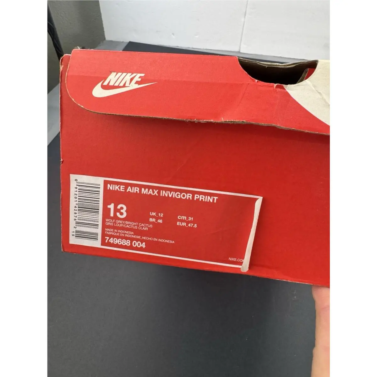 Nike shoes - Air Max Invigor - Air Max Invigor - 749688-070 - Gray 9