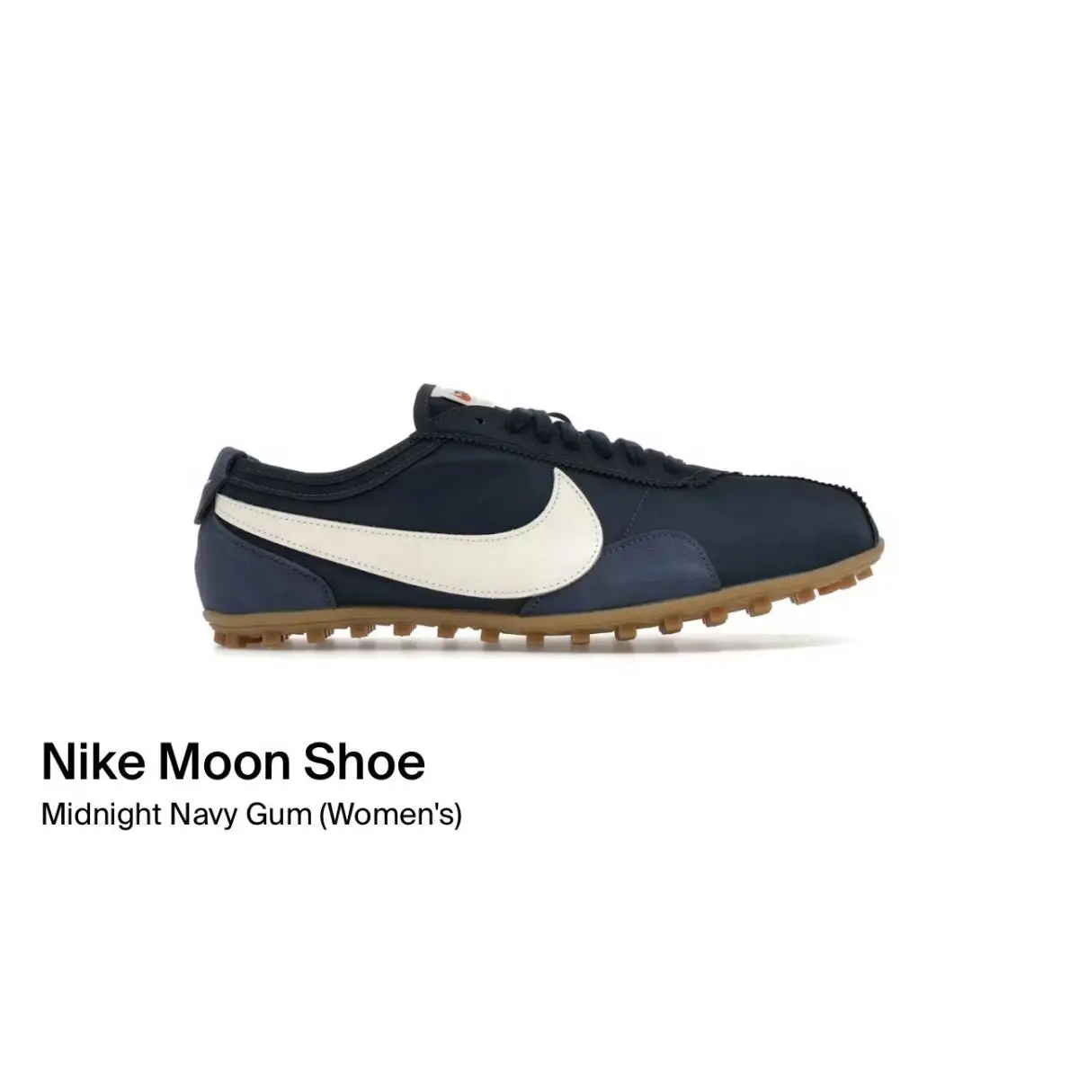 Size 10 Wmns 8.5 Men - Nike Moon Shoe OG IW0955 400 Midnight Navy Gum W