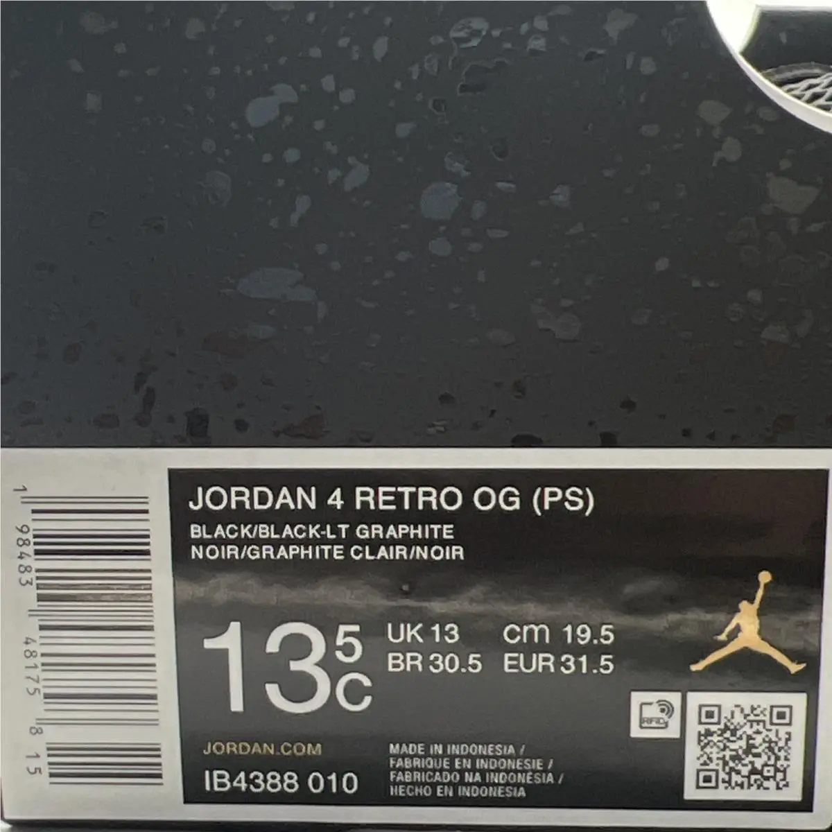Nike shoes - Air Jordan 4 - Air - Black 5