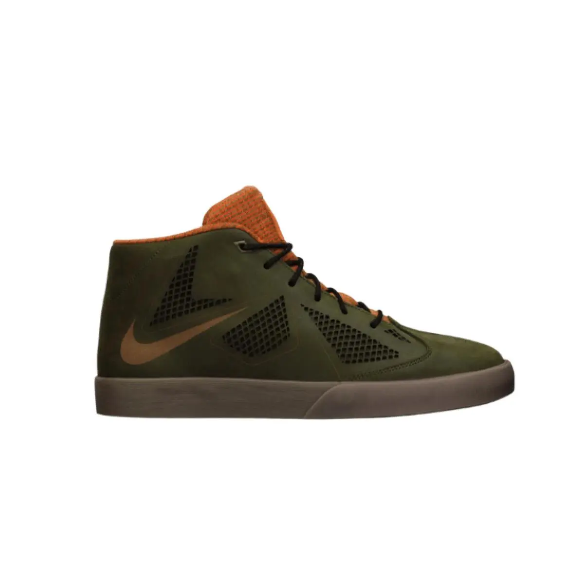 Nike Lebron X Nsw Lifestyle Dark Loden Men Size 8.0 Rare Comfortable