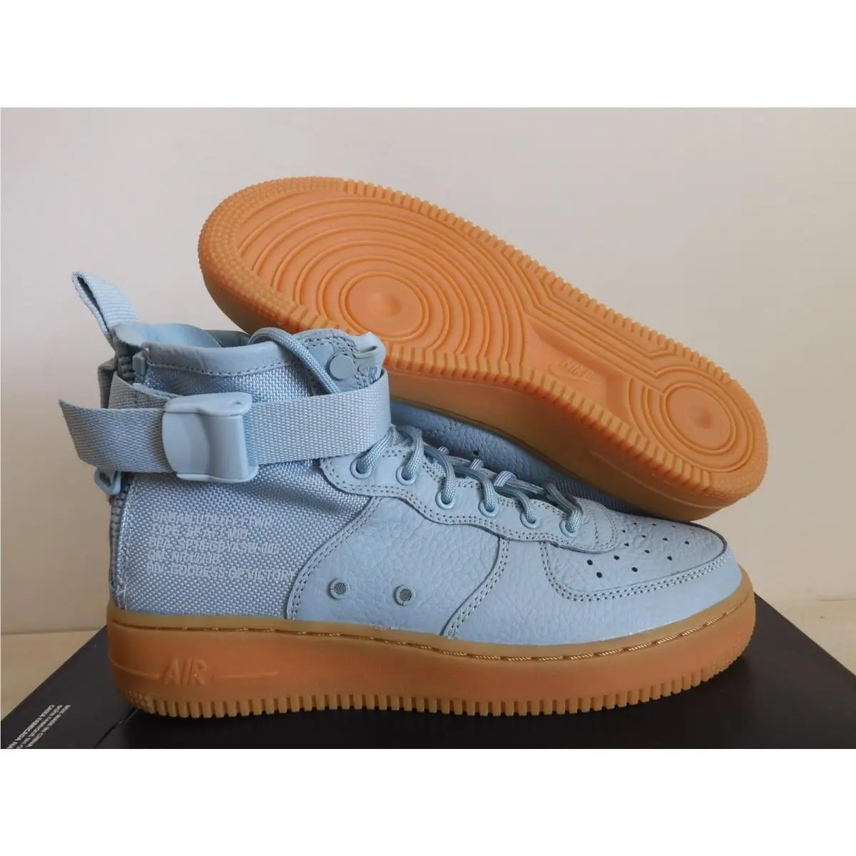Nike SF AF1 Mid Air Force 1 GS Ocean Bliss Blue Sz 7Y AJ0424-401