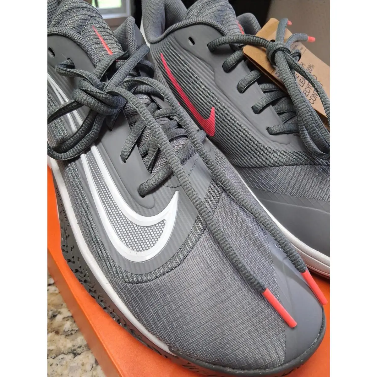 Nike Precision Vii Iron Grey Athletic Shoe FN4322 003 Size 10 Men 11.5