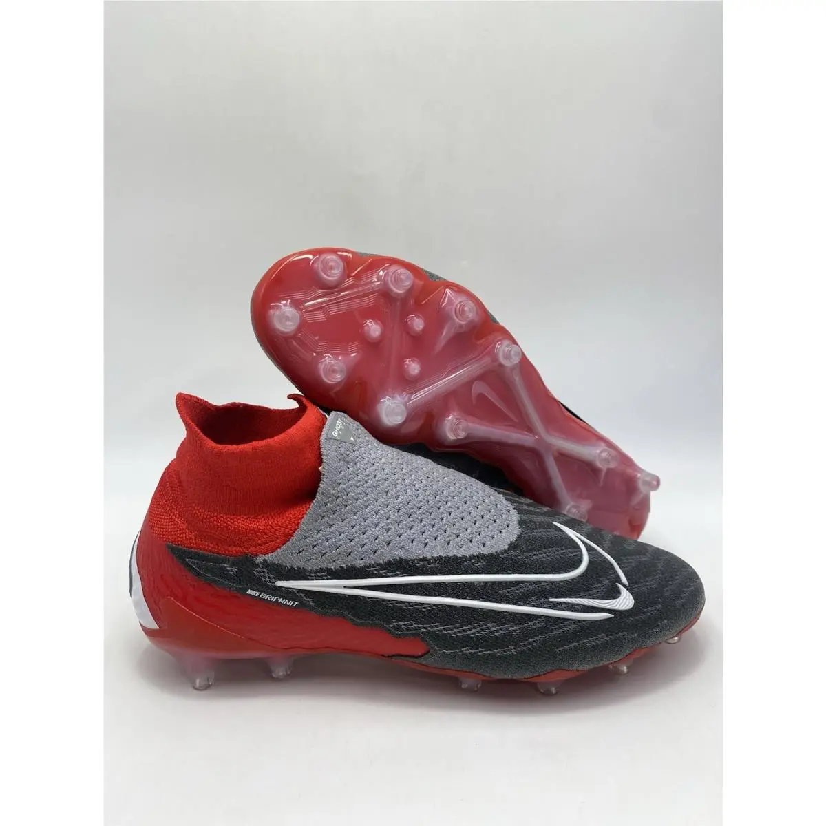 Nike By You Phantom GX Elite DF AG Black Red DX5266 901 Men`s Sz 6.5/Womens Sz 8