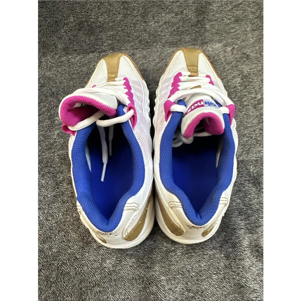 Nike shoes - Air Max 95 LE (GS) - Gold White Pink Blue 12