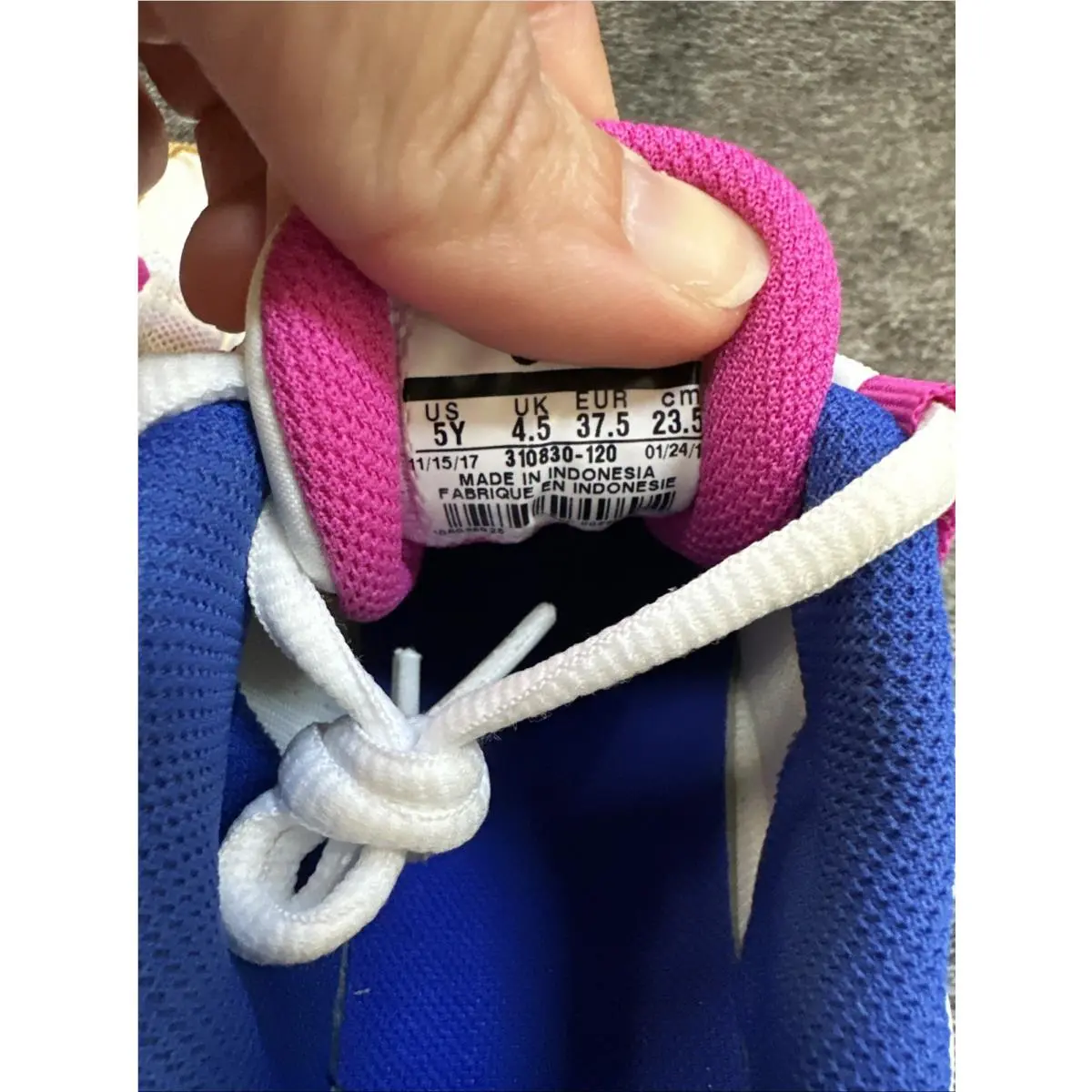 Nike shoes - Air Max 95 LE (GS) - Gold White Pink Blue 13