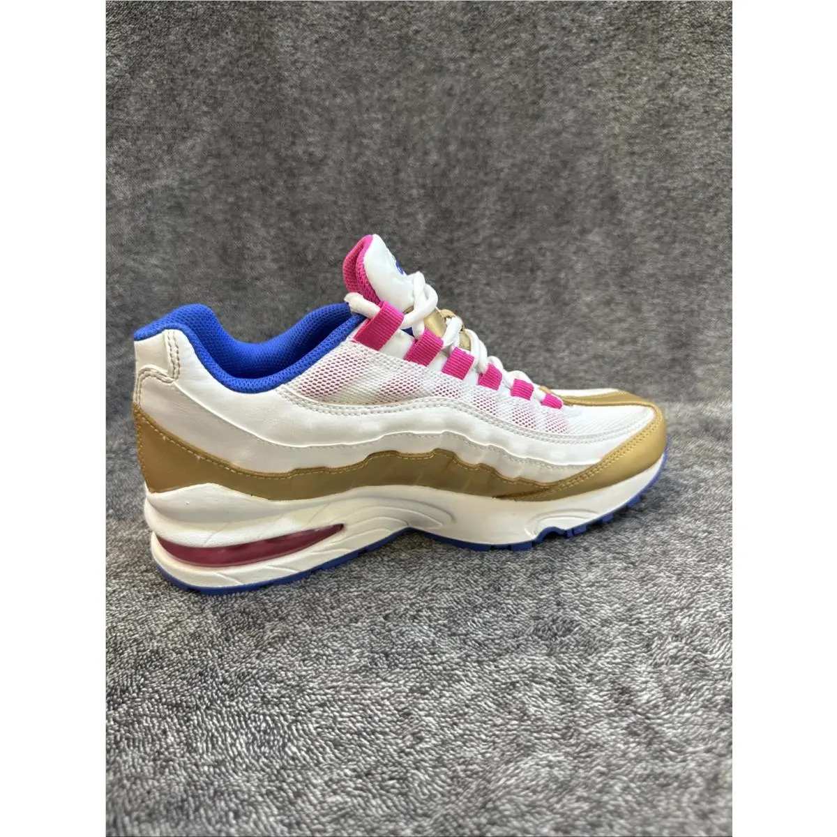 Nike shoes - Air Max 95 LE (GS) - Gold White Pink Blue 6