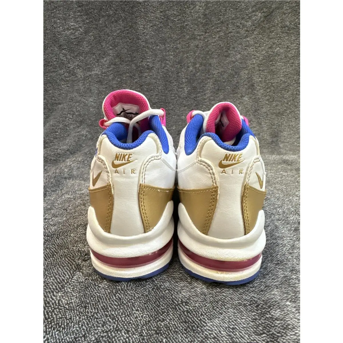Nike shoes - Air Max 95 LE (GS) - Gold White Pink Blue 7
