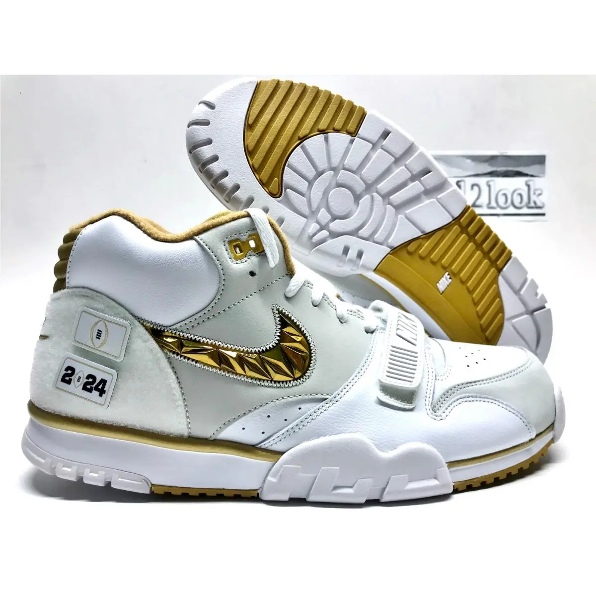 Nike Air Trainer 1 Cfp White/gold Leaf-white Size Men`s 13 FJ6196-100