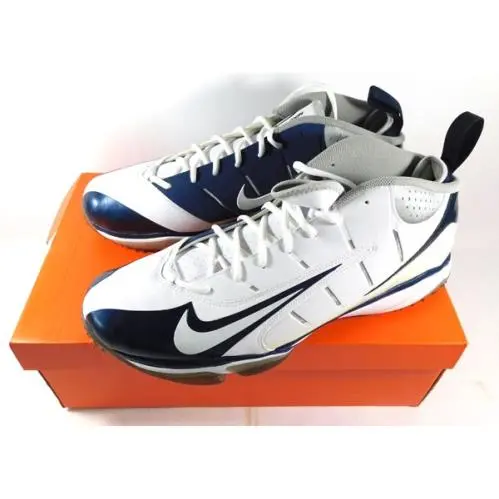2012 Nike Alpha Huarache 7 Pro LW Smu P Men`s 6.5 Unc PE White/valor Blue Htr