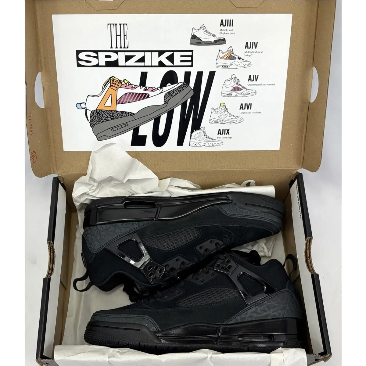 Nike shoes - Jordan Spizike Low (GS) - Spizike Low - FG3950 001 - Black (UPC: 197597023212) 8