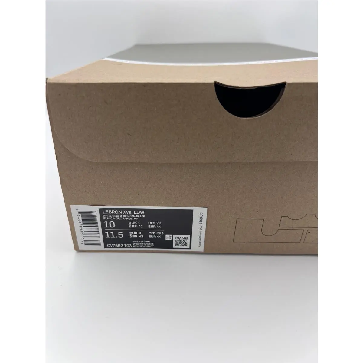 Nike shoes - Nike LeBron 18 - LeBron - Black, Manufacturer: White/Black/Yellow Strike/Bright Crimson 7