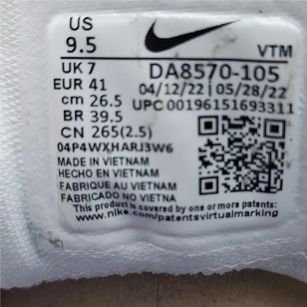 Nike shoes - DA85701-105 - DA85701-105 - White 5