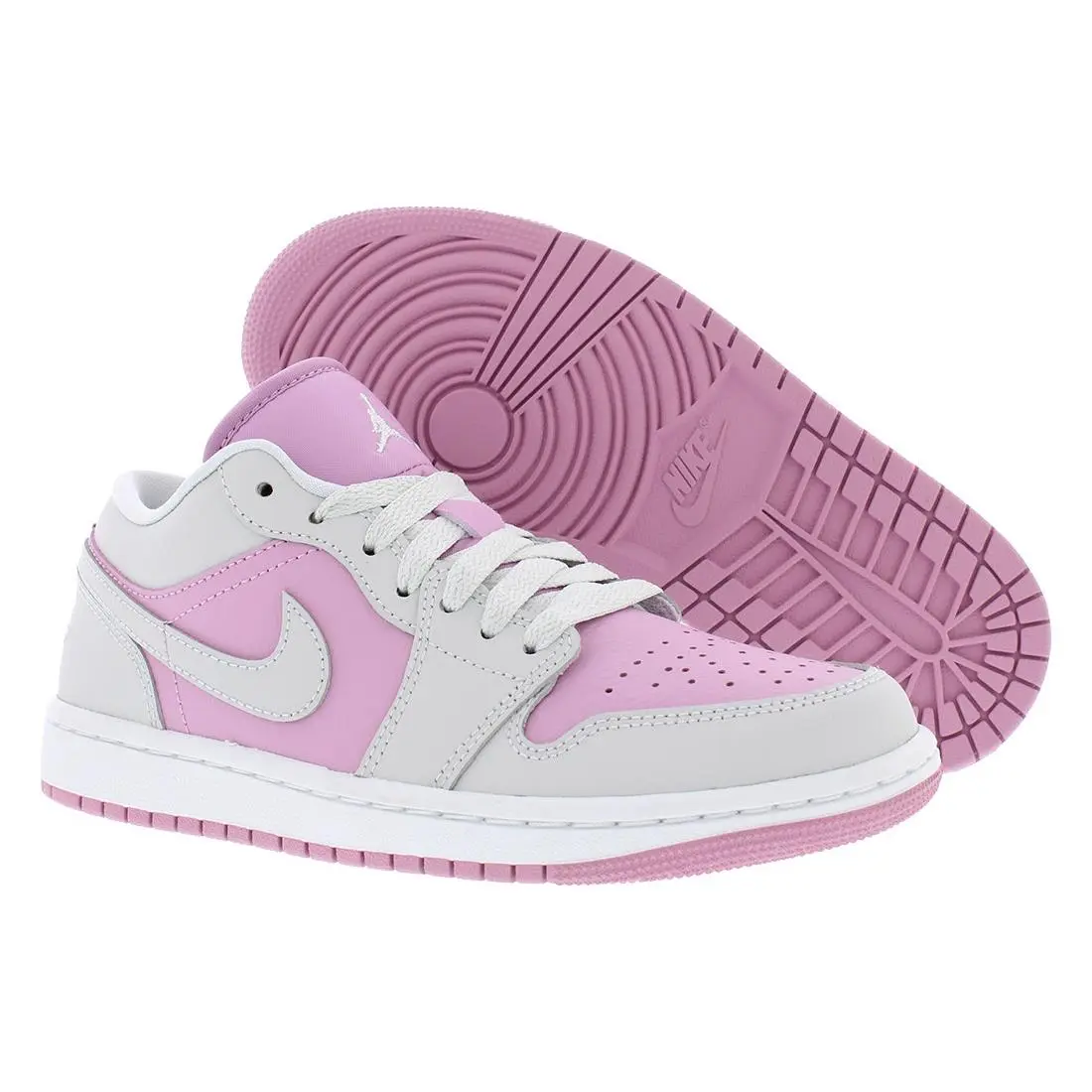 Nike Air Jordan 1 Low Womens Shoes Size 7.5 Color: Orchid/neutral Grey/white