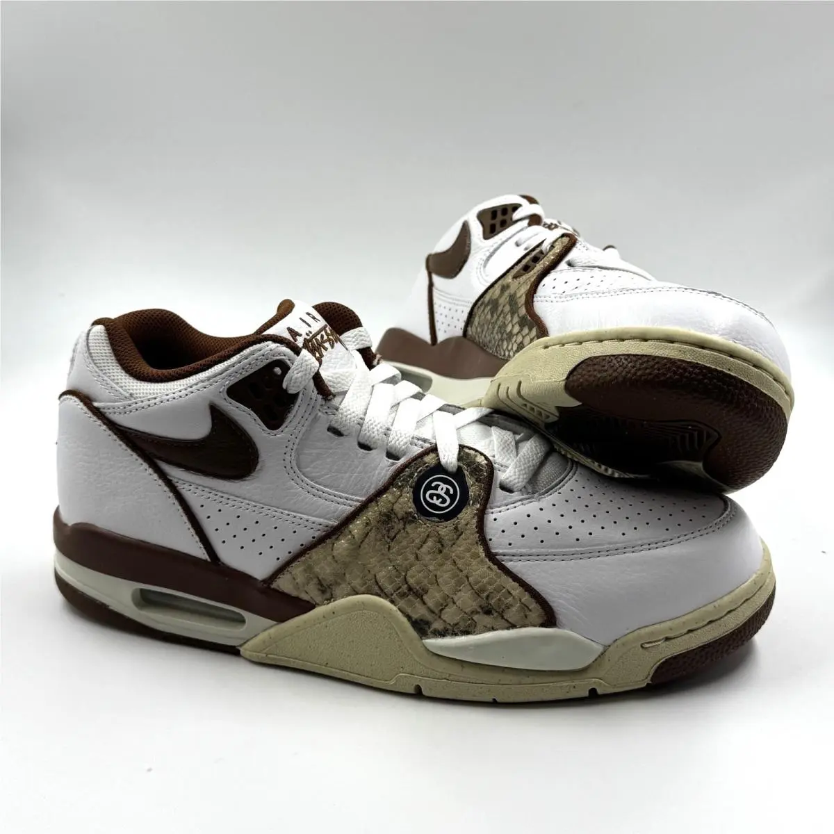Size 8.5 - Men`s Stussy x Nike Air Flight 89 SP Low Pecan