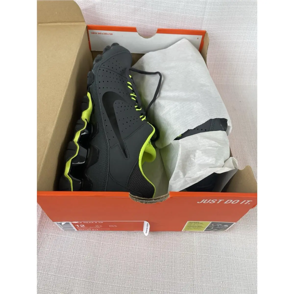 Nike shoes - REAX 9 TR - REAX - 807184-017 - Black/Volt 8