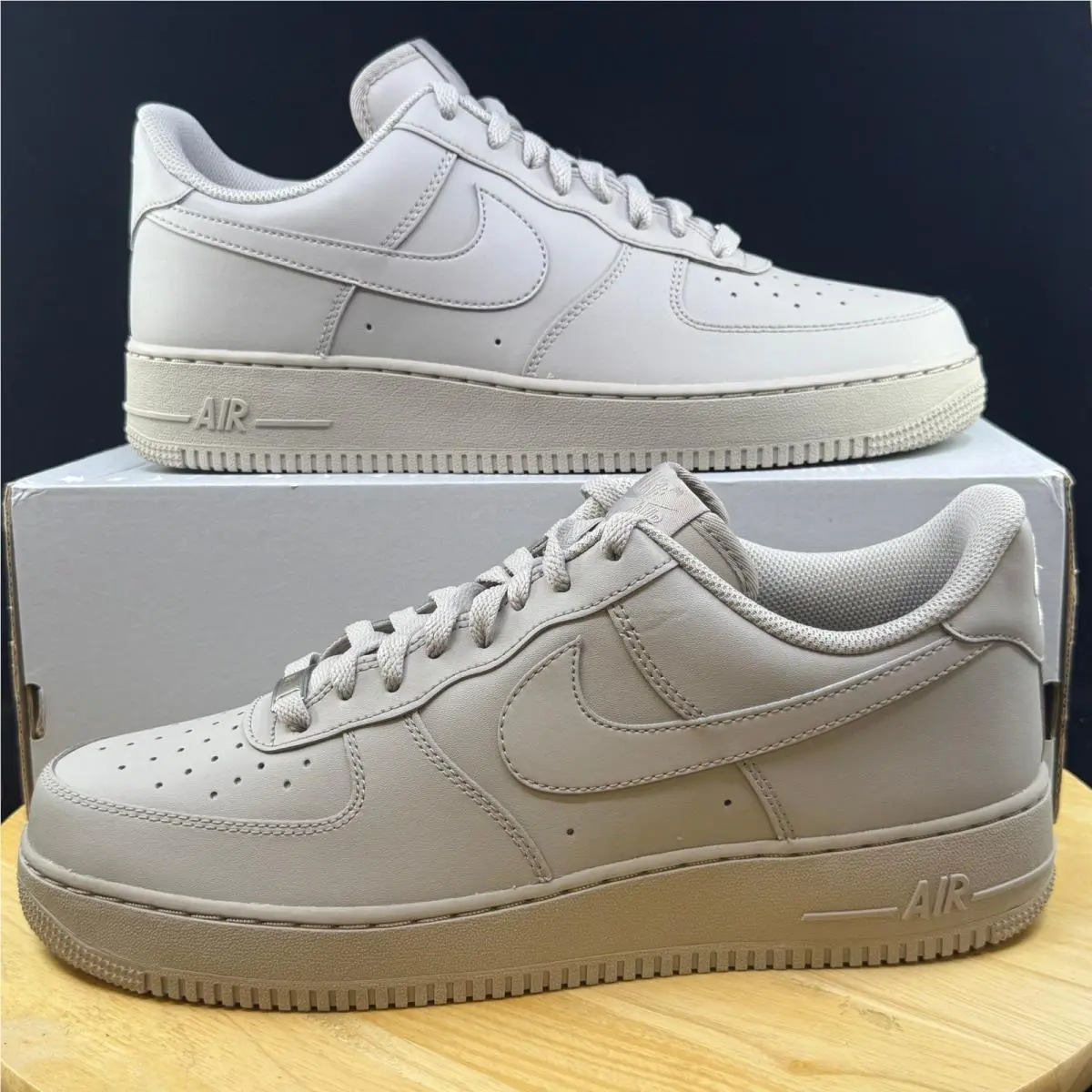 Nike Air Force 1 `07 `triple College Grey` IH1698-001 Men`s Size 12.5 Shoes