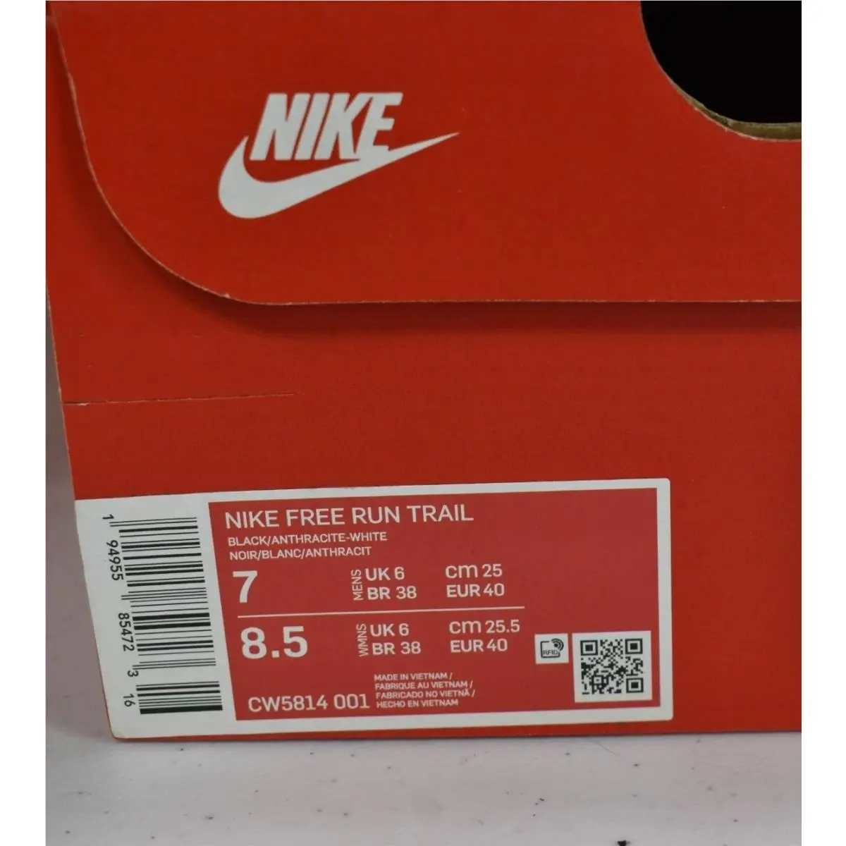 Nike shoes - Nike Free Run - Free Run - Black, White (UPC: 194955854723) 5