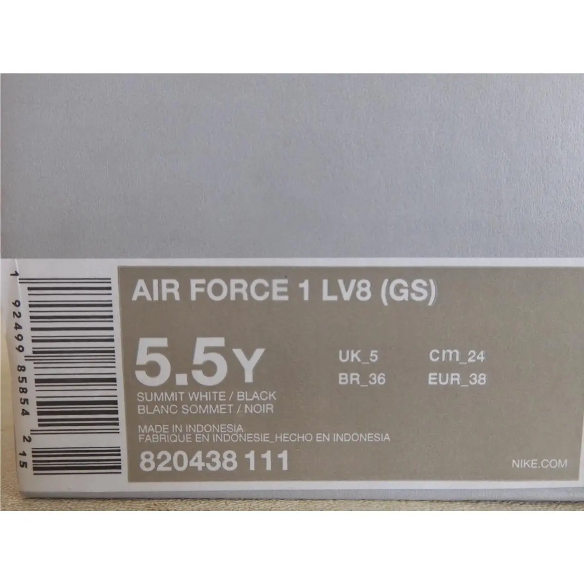 Nike shoes - Nike Air Force 1 - Air Force - 820438 111 - White (UPC: 192499858542) 6