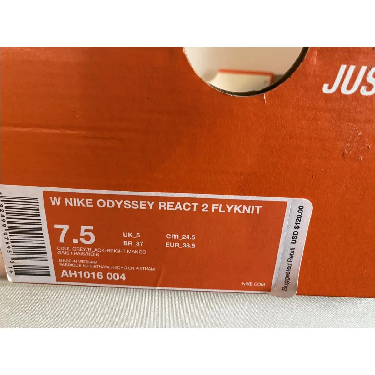Nike shoes - Nike Odyssey React - Odyssey React - AH1016-004 - Gray 3