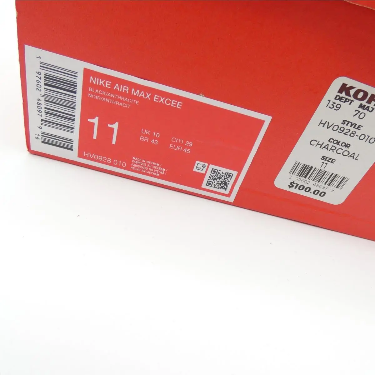 Nike shoes - Nike Air Max Excee - Air Max Excee - Black 5