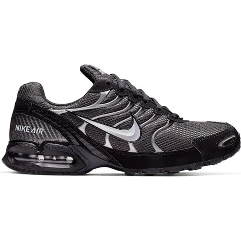 Nike Men`s Air Max Torch 4 Shoes Anthracite/metallic Silver-black 10.5