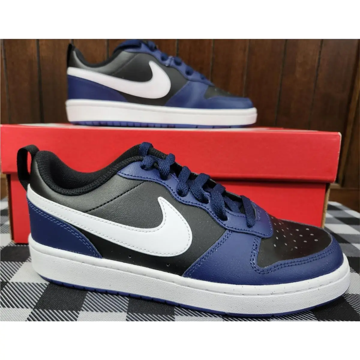 Nike Court Borough Low 2 (gs) Court Borough Low 2 GS Midnight Navy Size 5Y or Womens 6.5 BQ5448 404