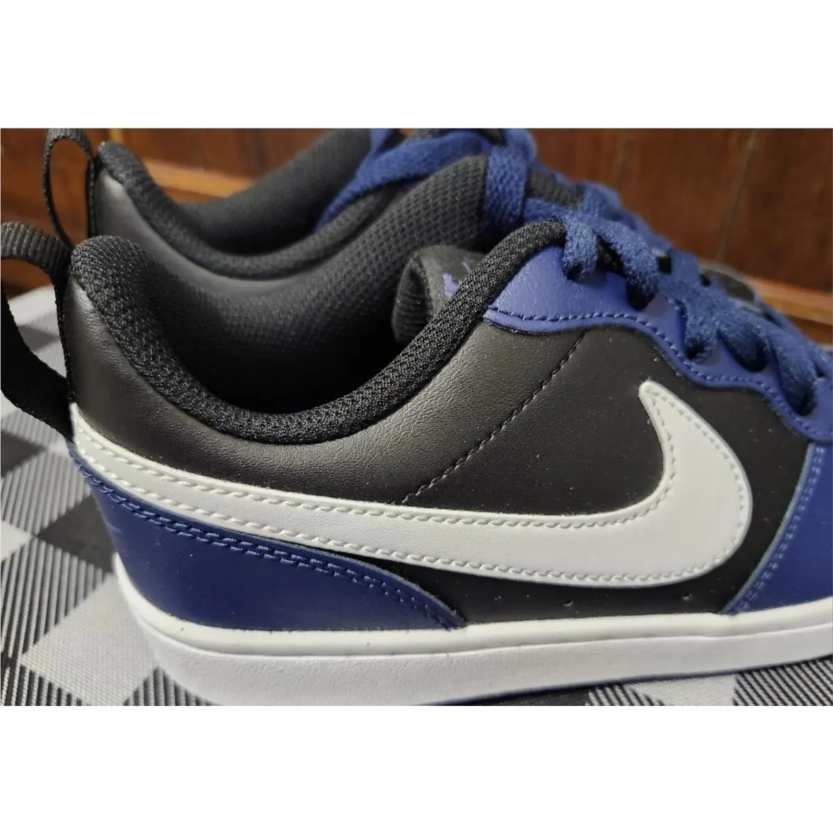 Nike shoes - NIKE COURT BOROUGH LOW 2 (GS) - MIDNIGHT BLUE/WHITE BLACK 9