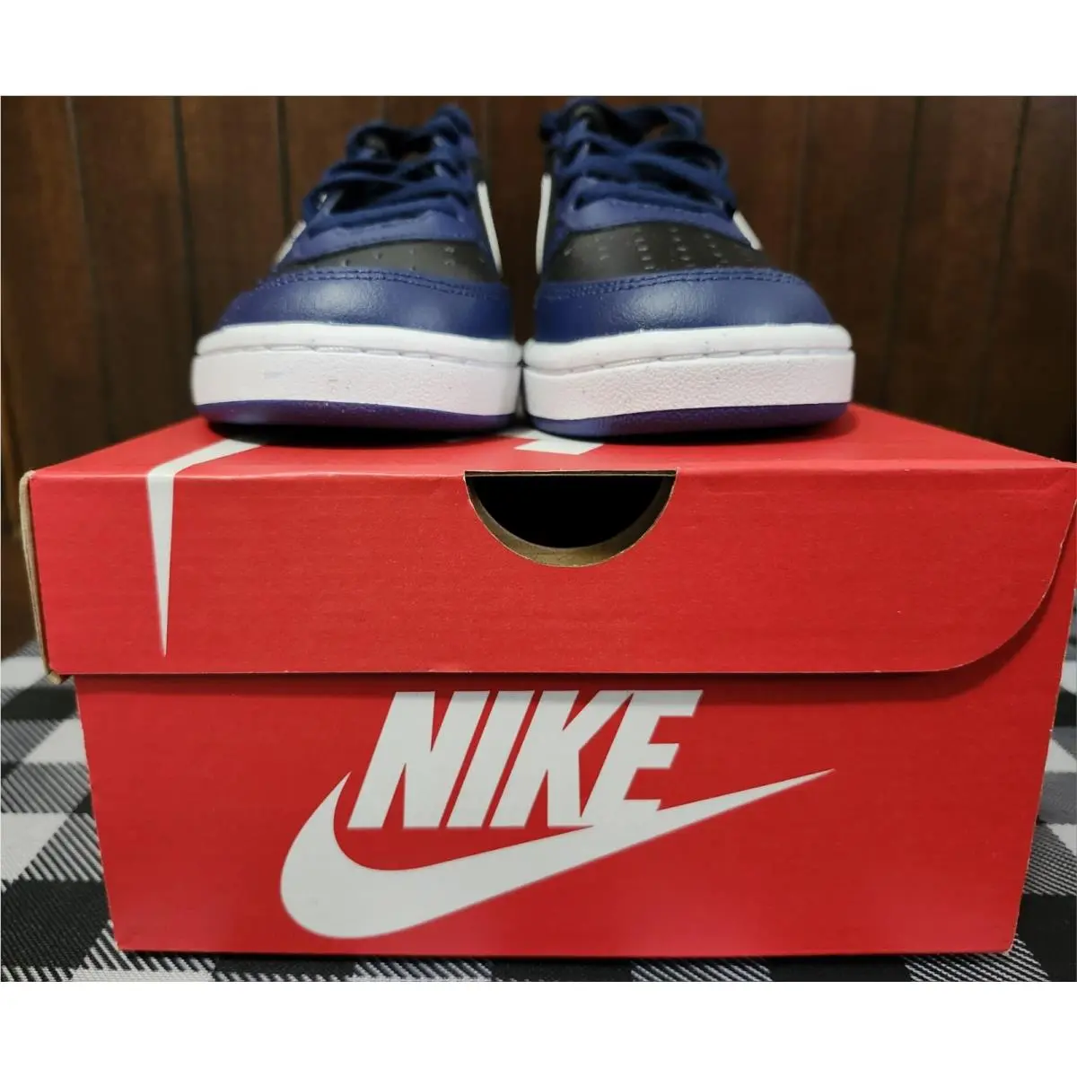 Nike shoes - NIKE COURT BOROUGH LOW 2 (GS) - MIDNIGHT BLUE/WHITE BLACK 15